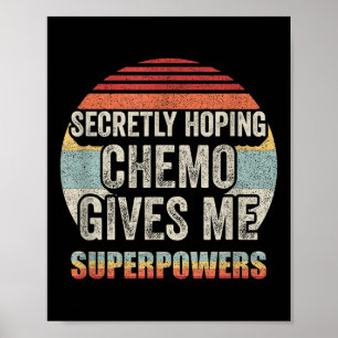 Poster Retro Vintage Secret Espérant Que Chemo Me Donne S