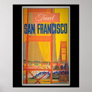 Poster Retro Vintage voyage Design