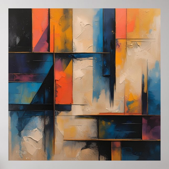 Poster Retro Wave Design 01 (Devant)