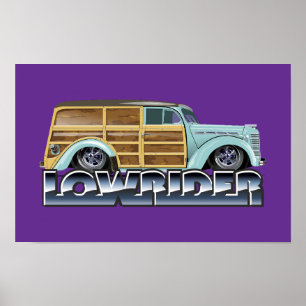 Poster Rétro Woody Lowrider