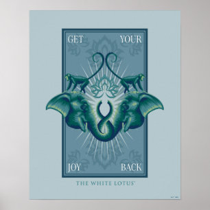Poster Retrouvez votre joie - Le Lotus Blanc