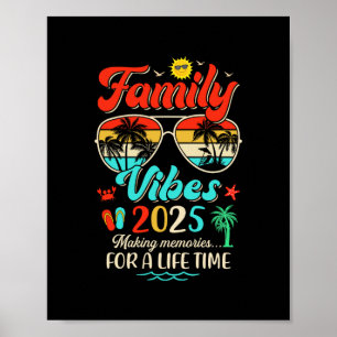 Poster Réunion de famille amusante et assortie 2025 Créat