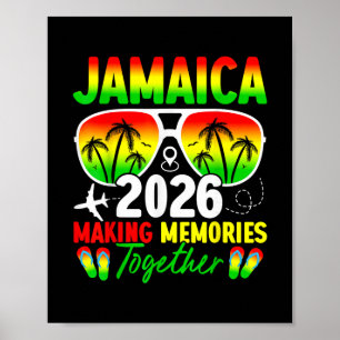 Poster Réunion de famille Jamaïque 2026 Création de souve