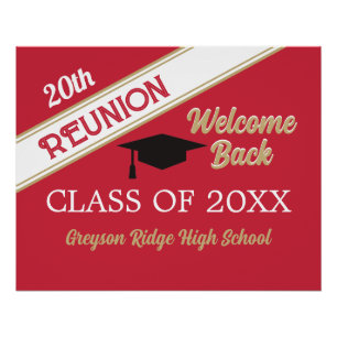 Poster Réunion de la classe Retour