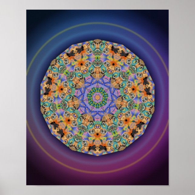 Poster Réunion des Guides de l'Esprit - Taille du prélève (Devant)