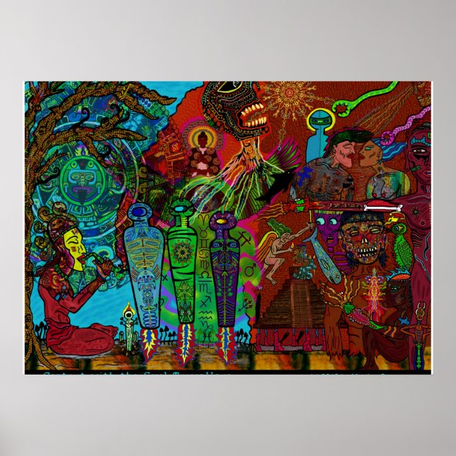 Poster Réunion des maîtres interdimensionnels (Devant)