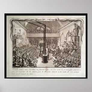 Poster Réunion du club de Jacobin, janvier 1792