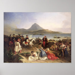 Poster Réunion Entre Le Général Nicolas Joseph Maison