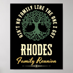 Poster Reunion familiale 2025 Conception de jumelage - Rh