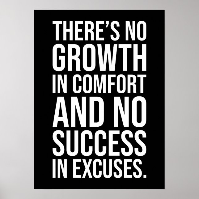 Poster Réussite et confort - Motivation du terrain (Devant)
