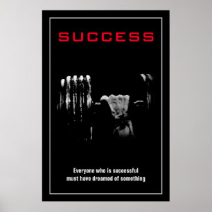 Poster Réussite Formation Bodybuilding