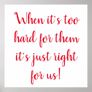 Poster Réussite Motivation Inspiration manuscrite