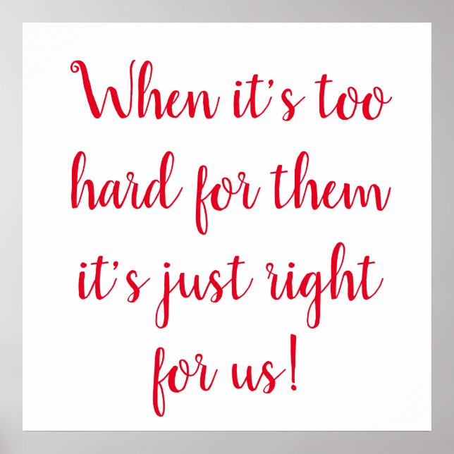 Poster Réussite Motivation Inspiration manuscrite (Devant)