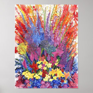 Poster réutilisable Fleur sauvage de l'Alaska