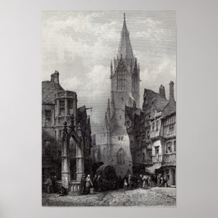 Poster Reutlingen, gravé par J.J. Crew