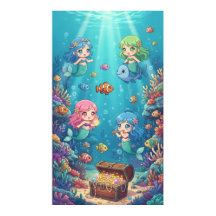 Rêve barrière de corail de sirène sous-marine