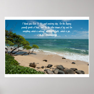 Poster Rêve bleu du ciel