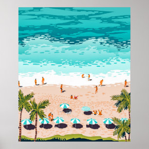 Poster Rêve dans les couleurs empruntées de la mer   Océa