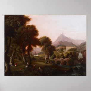 Poster Rêve d'Arcadia (1838) — Thomas Cole