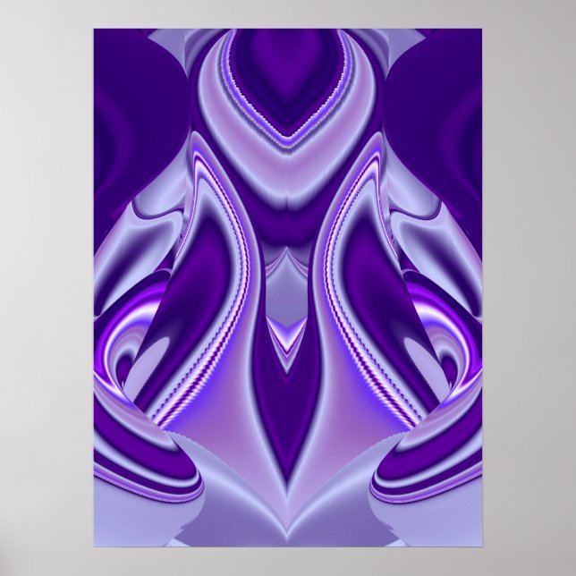 Poster Rêve de Fleur Violette (Devant)
