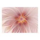 Rêve floral rose doux Abstrait Fleur moderne