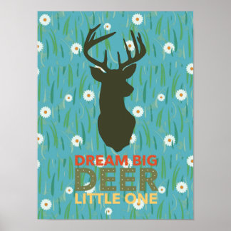 Poster Rêve Grand Cerf Petit Un