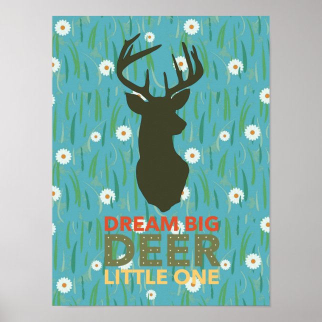 Poster Rêve Grand Cerf Petit Un (Devant)