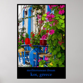 Poster rêve méditerranéen