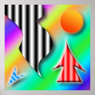 Poster Rêve psychadélique