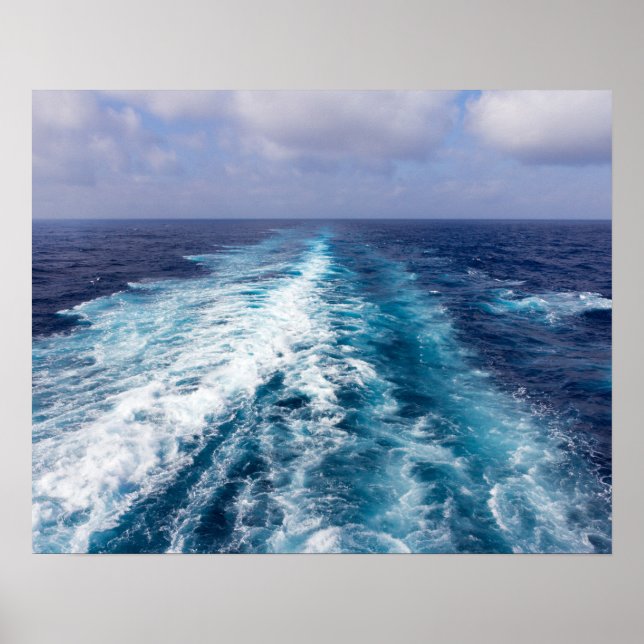 Poster Réveil bateau de croisière (Devant)