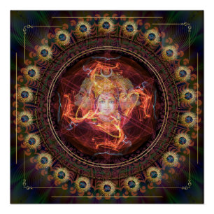 Poster Réveil divin avec la puissance de Gayatri