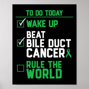 Poster Réveillez-vous, battez le cancer des voies biliair