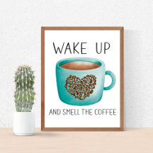Réveillez-vous, sentez l'odeur du café - Grains de