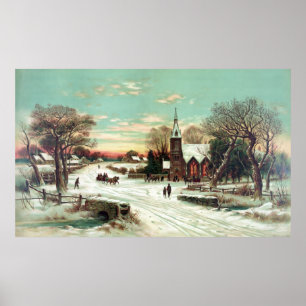 Poster Réveillon de Noël 1898
