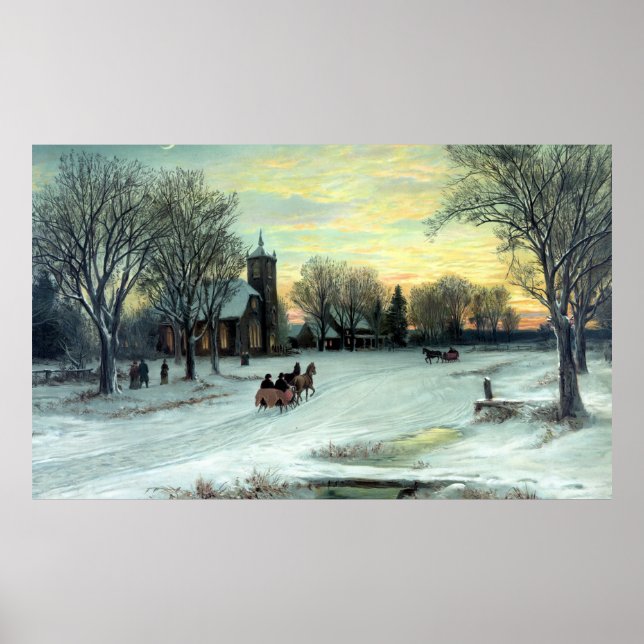 Poster Réveillon de Noël par W. C. Bauer (Devant)