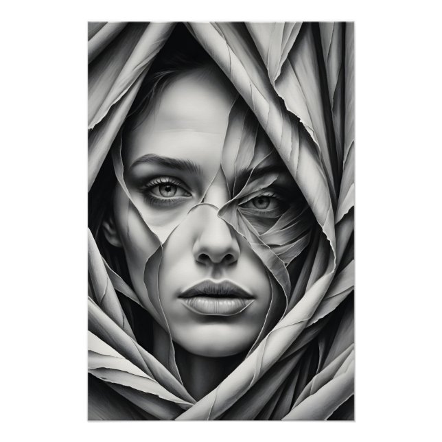 Poster Révélation du tissu déchiré (Devant)