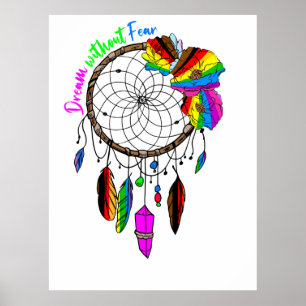 Poster Rêver sans crainte - LGBTQ+ Dream Catcher