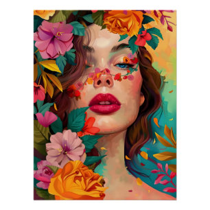 Poster Rêverie Florale