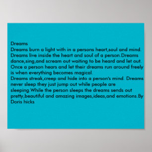 Poster Rêves