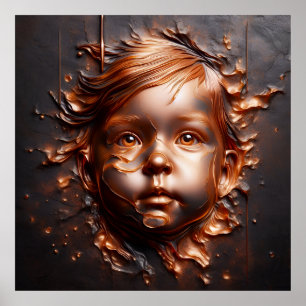 Poster Rêves de cuivre d'innocence