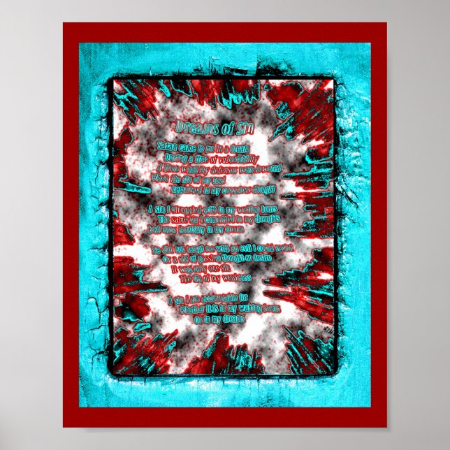 Poster Rêves du péché (Devant)