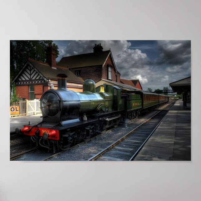 Poster Rêves ferroviaires : Nostalgale ferroviaire (Devant)