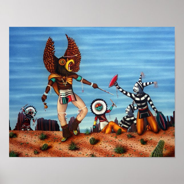 Poster "Rêves turquoise" (Devant)