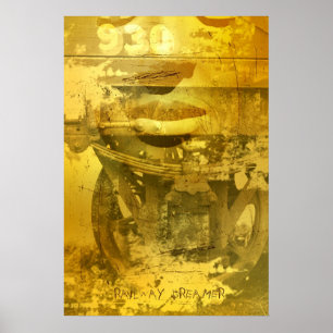 Poster Rêveur de chemin de fer