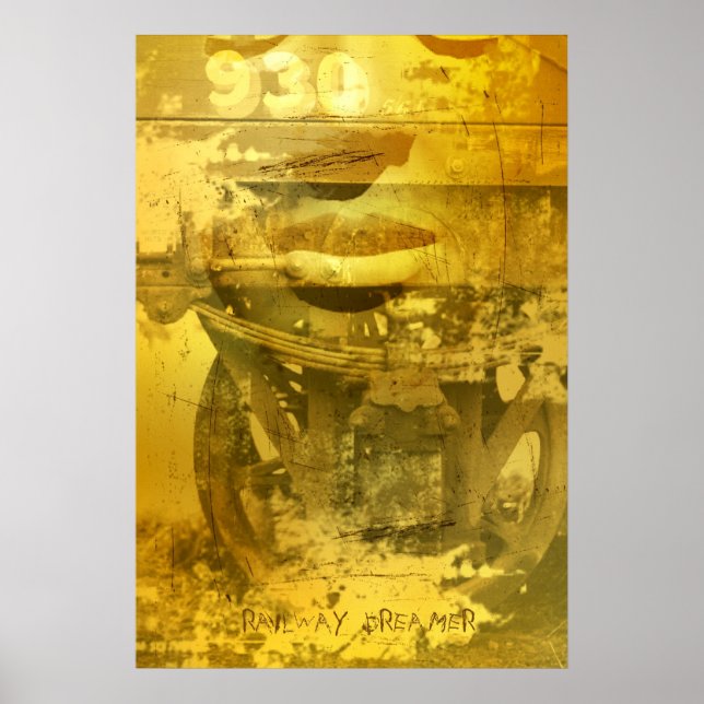 Poster Rêveur de chemin de fer (Devant)
