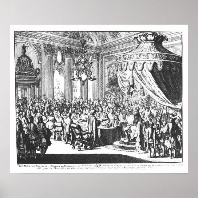 Poster Révocation de l'édit de Nantes (Devant)