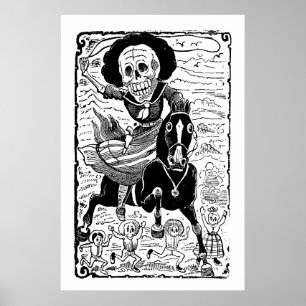 Poster Revolucionaria par José Guadalupe Posada