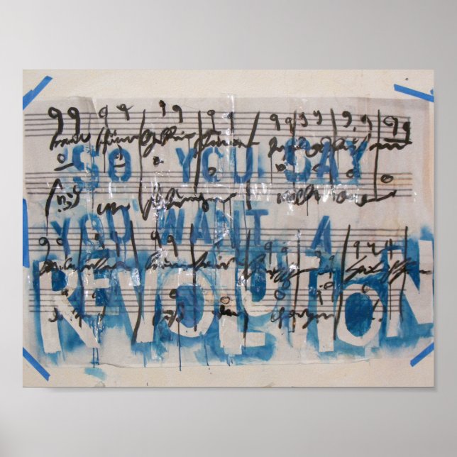 Poster Révolution (Devant)