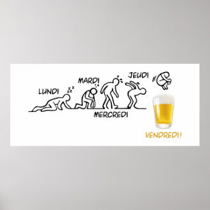 Poster Révolution de la bière