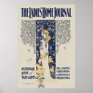 Poster Revue Art Nouveau vintage de 1895